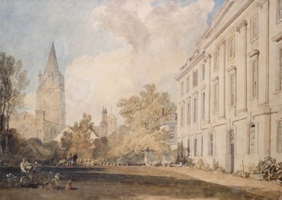 View of the Cathedral of Christ Church, and Part of Corpus Christi College, 1803-04 by Joseph Mallord William Turner